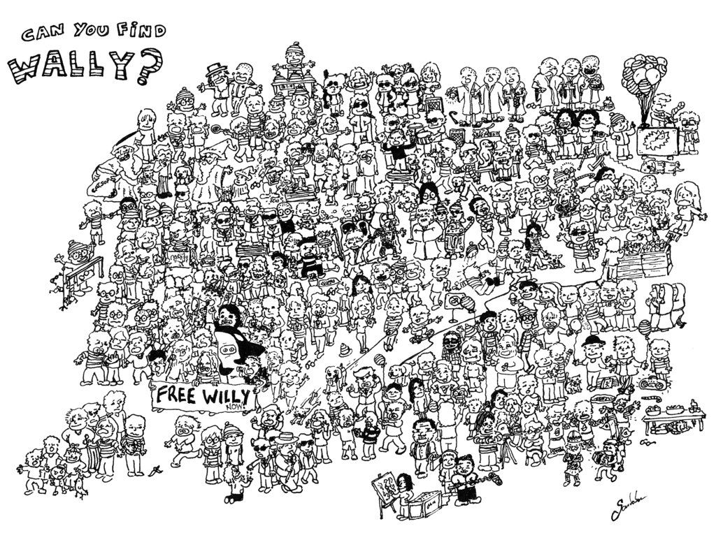 Wheres wally by santobardeviantart on deviantart wheres wally wally free willy