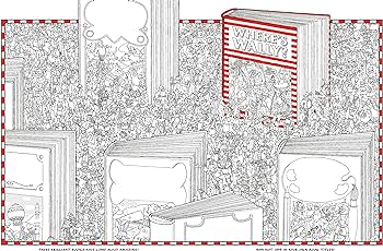 Wheres wally the colouring book martin handford books