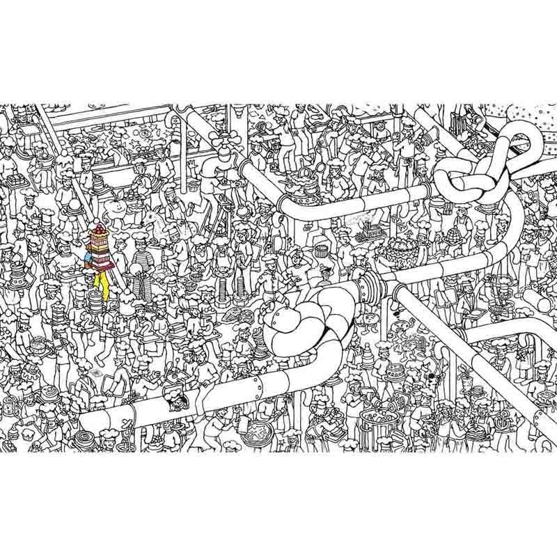 Æçwheres wally the colouring collection paperback ææµå è