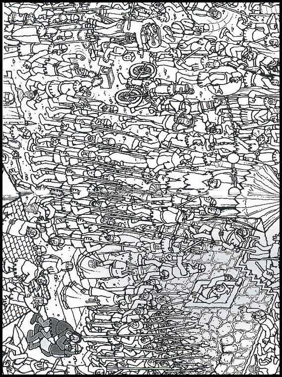Wheres wally printable coloring sheets