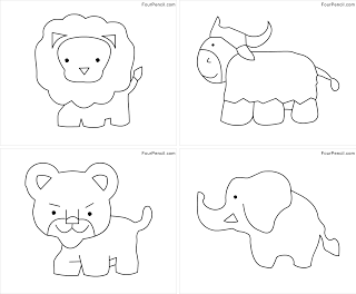 Free printable wild animal coloring pages for kids â