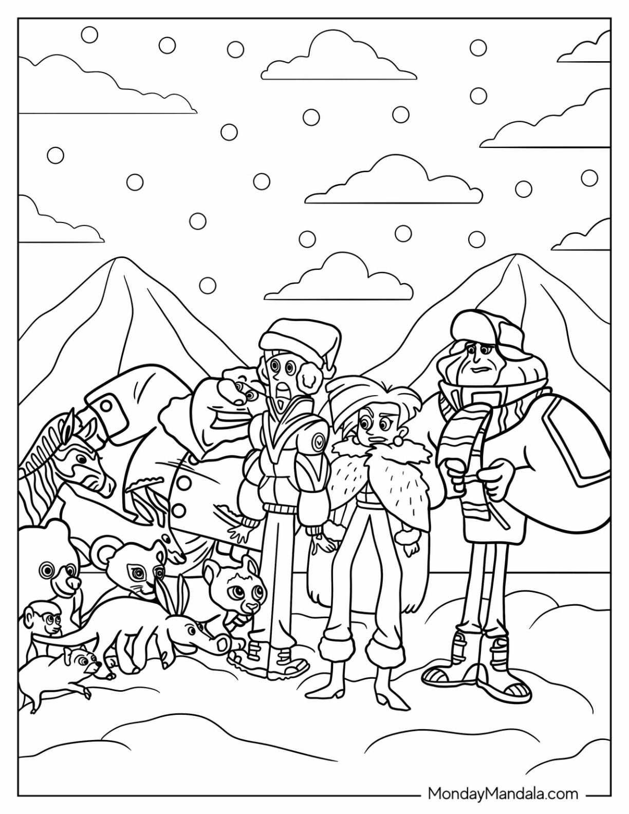 Wild kratts coloring pages free pdf printables