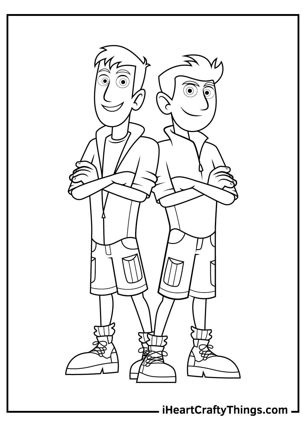 Wild kratts coloring pages free printables