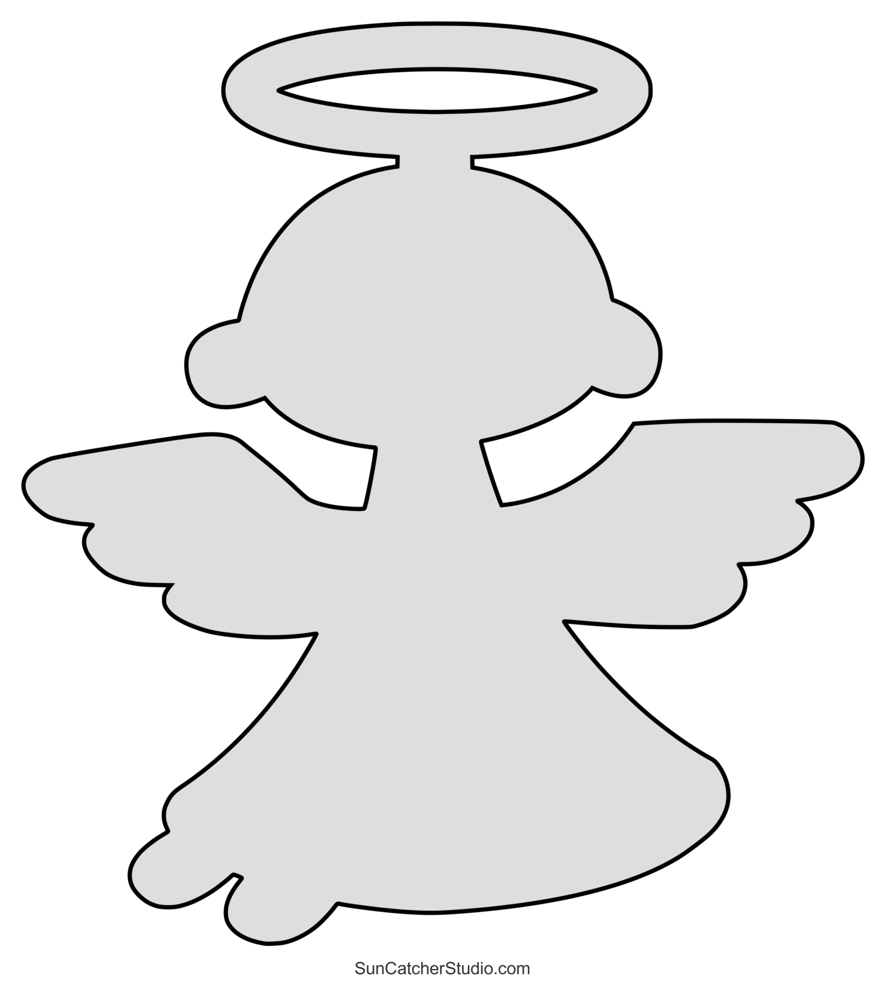 Angel templates and stencils free printable patterns â diy projects patterns monograms designs templates