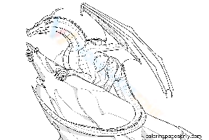 Free printable wings of fire coloring pages for kids