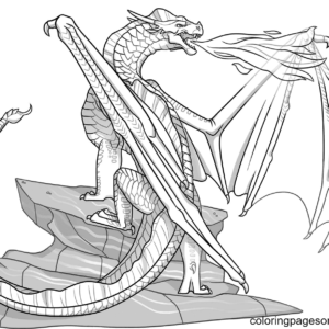 Wings of fire coloring pages printable for free download