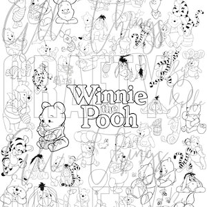 Pooh coloring book