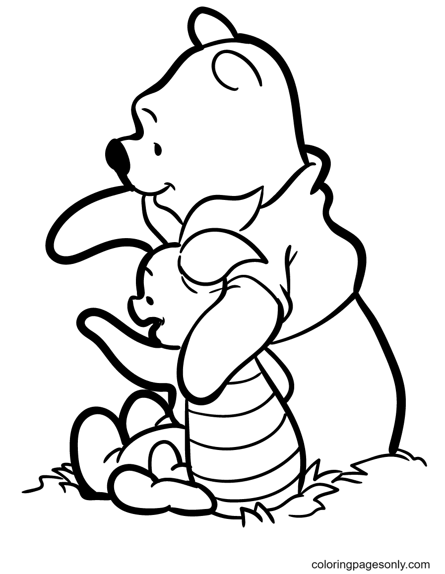 Winnie the pooh coloring pages printable for free download