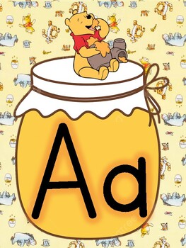 Winnie the pooh alphabet tpt
