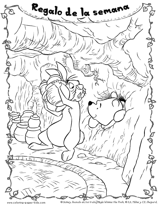 Winnie the pooh coloring pages