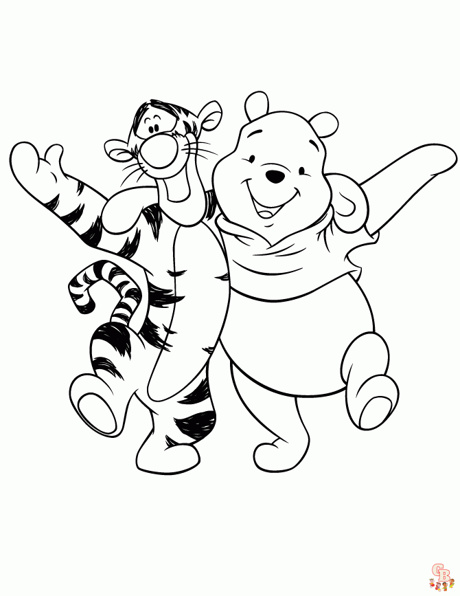 Fun friends coloring pages for kids
