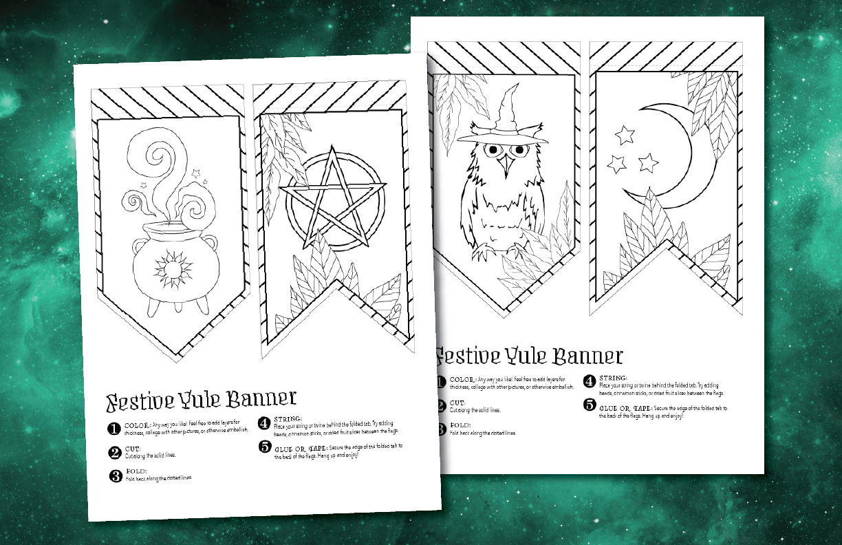 Yule papercraft for a magical solstice