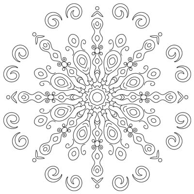 Winter solstice coloring pages