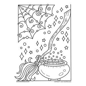 Spooky fun and creative halloween coloring pages and books