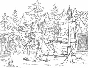 Printable witch coloring pages for kids color a scary witch