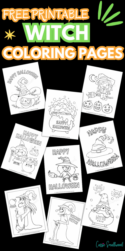 The best witch coloring pages