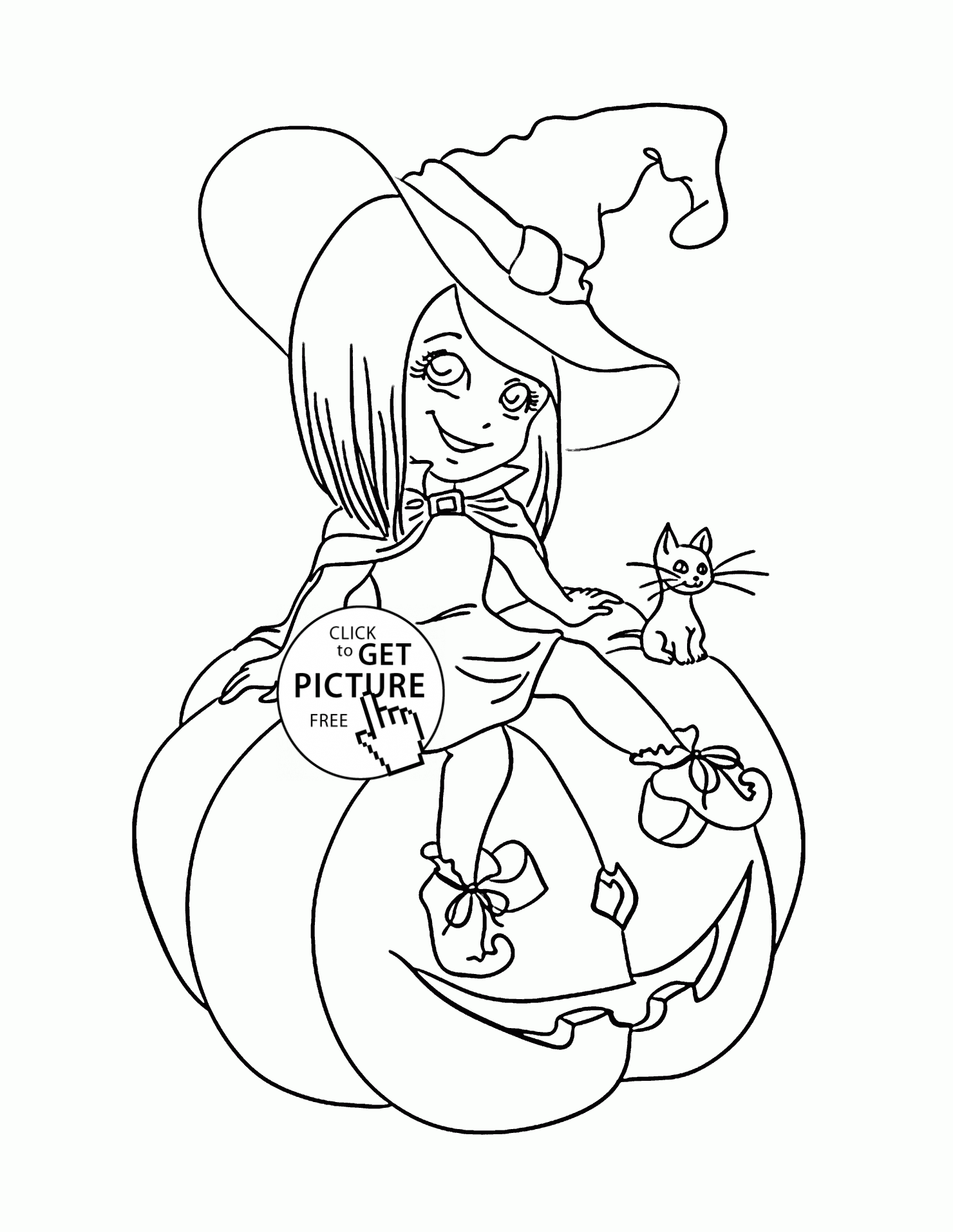 Cute halloween witch coloring pages for kids pumpkin printables freeâ witch coloring pages halloween coloring pages halloween coloring sheets