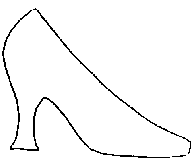 Coloring sheets for kids high heel shoe coloring page