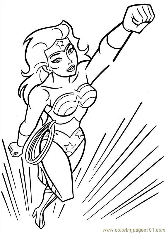 Beautiful wonder woman coloring pages printable pdf