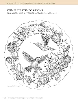 Woodburning project pattern treasury create your own pyrography art with mix