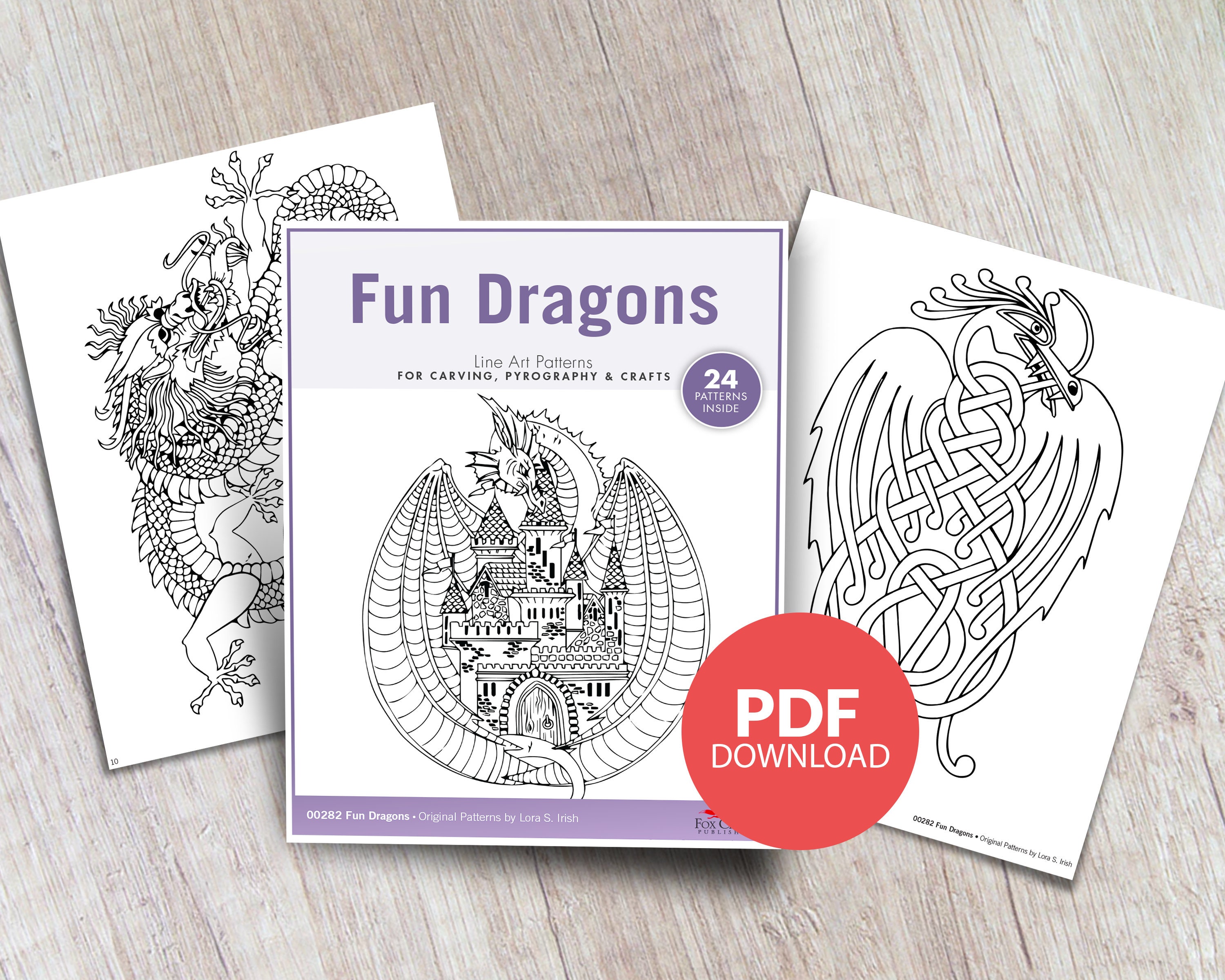 Patterns fun dragons printable patterns pdf download woodworker gift woodworking gift wood carving gift