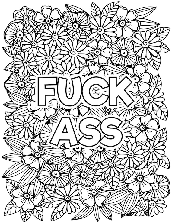 Adult curse words coloring pages adult coloring pages printable swear word coloring pages adult coloring pages printable download