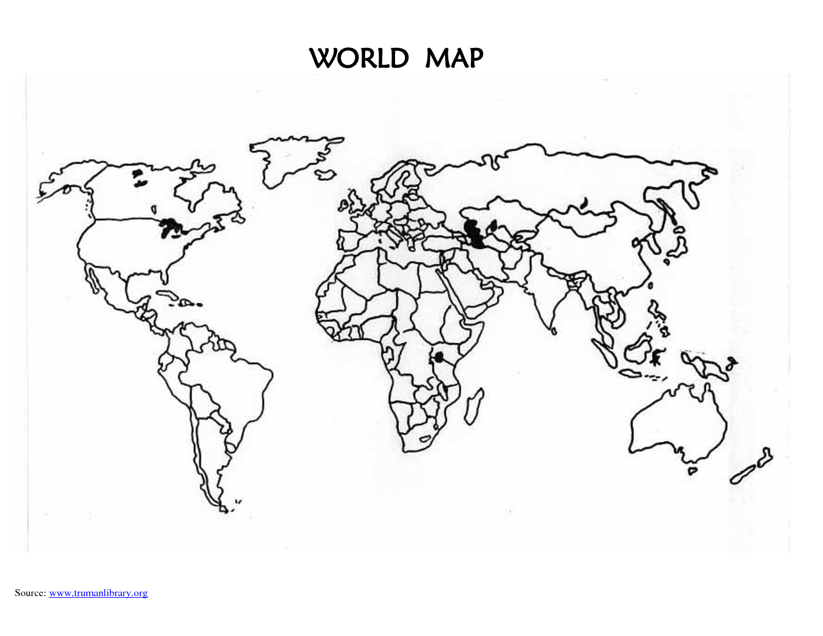 Printableblankworldmapcountries blank world map world map coloring page world map outline