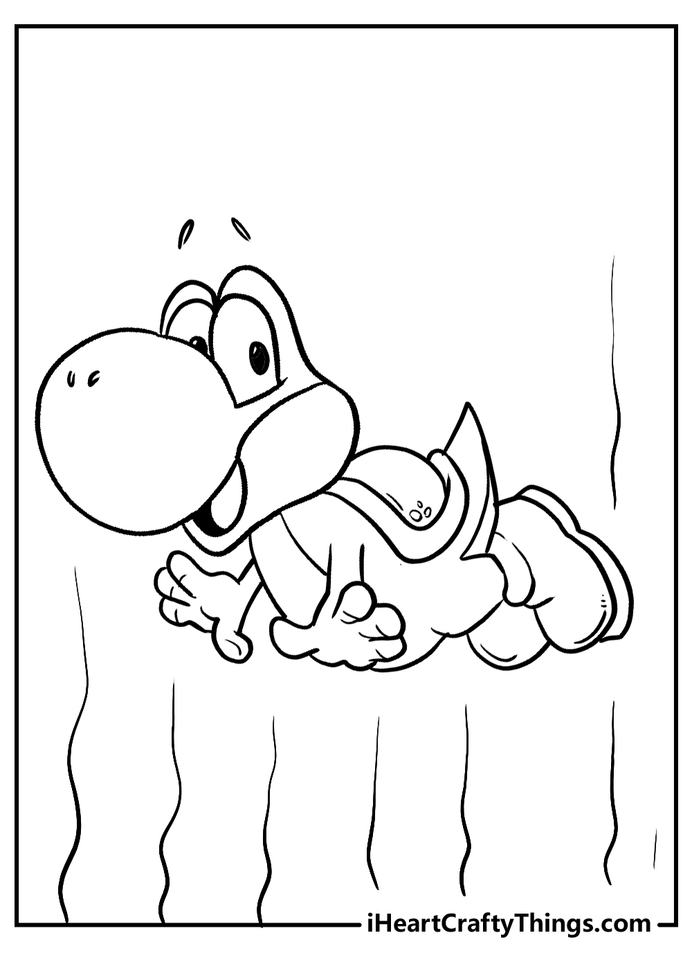 Printable yoshi coloring pages updated