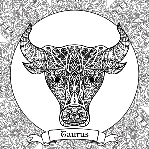 Zodiac signs coloring pages