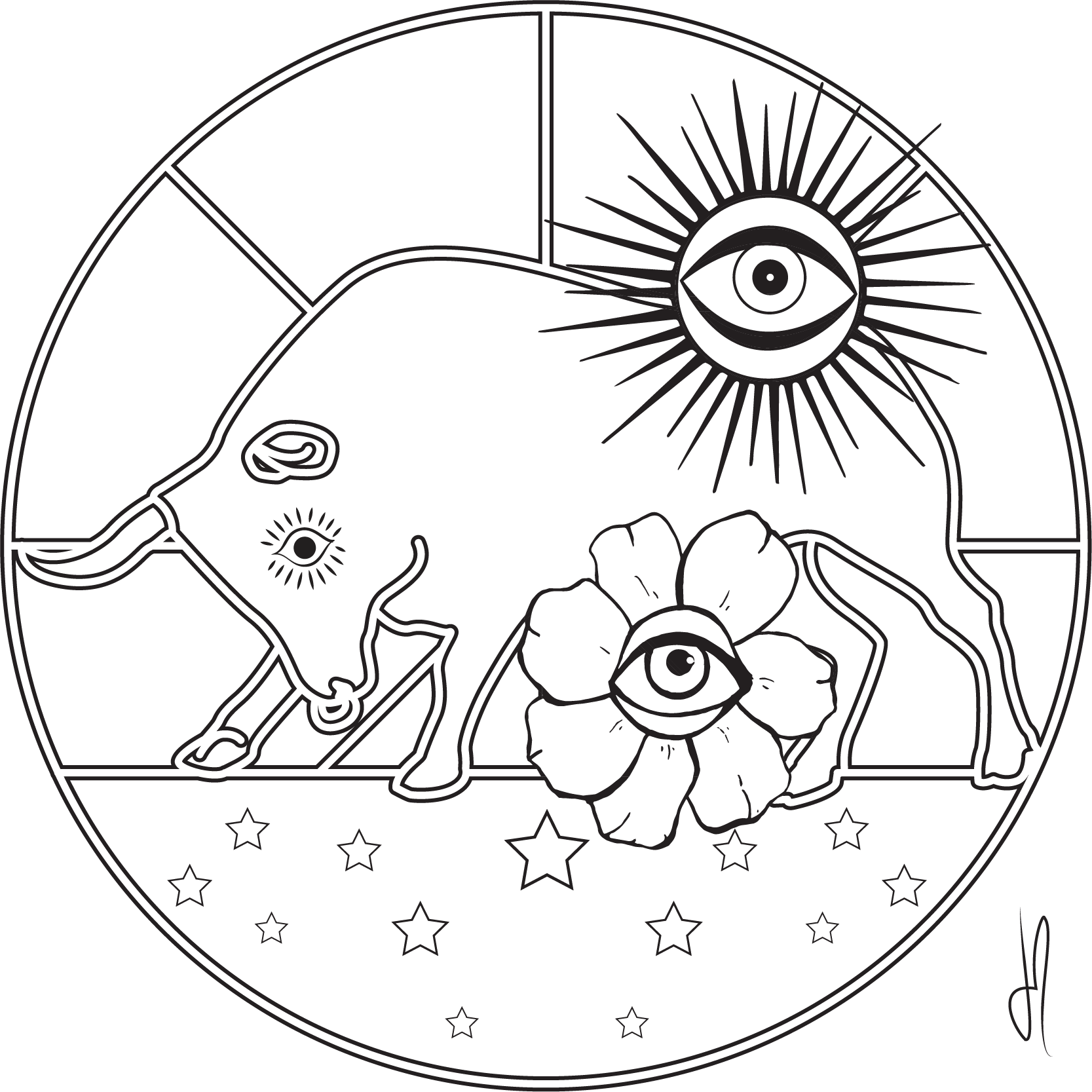 Zodiac coloring pages â ja