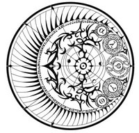 Anti stress coloring pages astrology