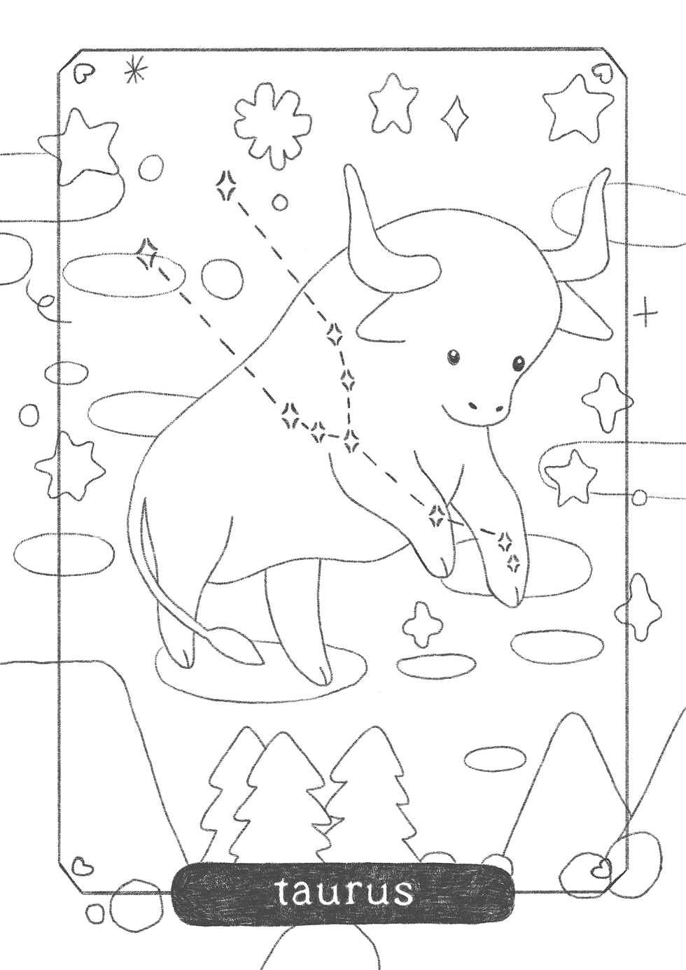 Zodiac coloring pdf hippie hooray
