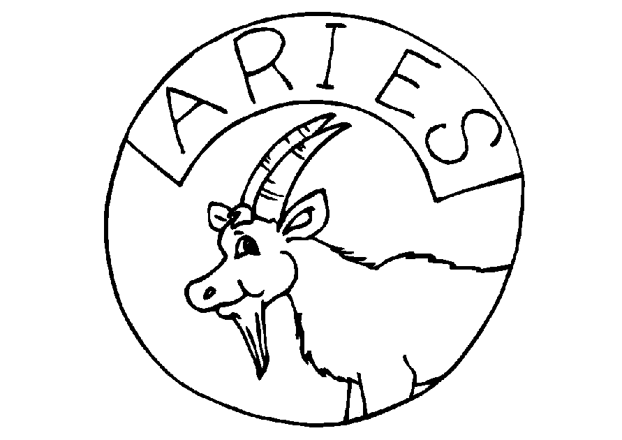 Zodiac coloring pages