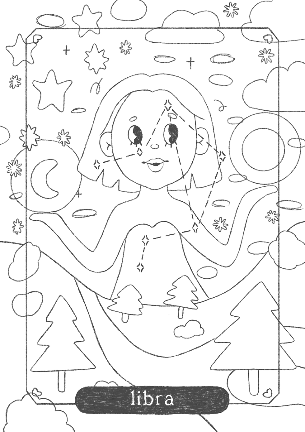 Zodiac coloring pdf hippie hooray