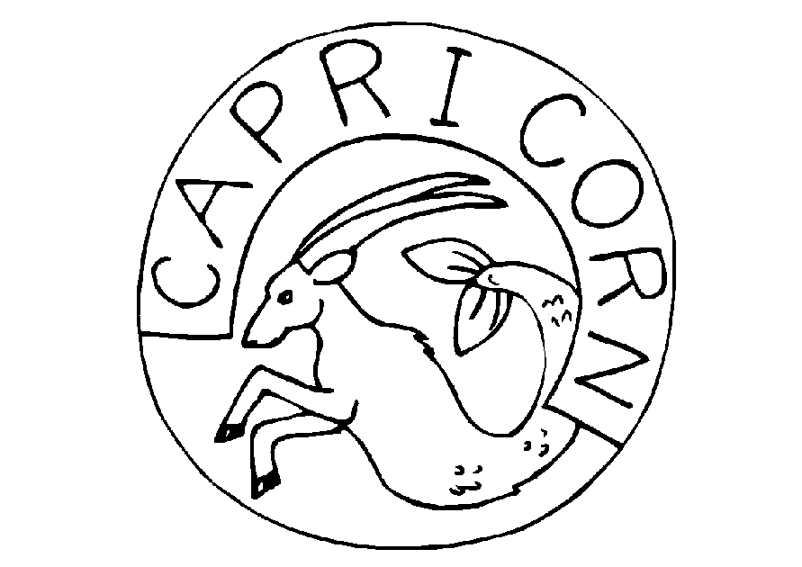 Zodiac coloring pages
