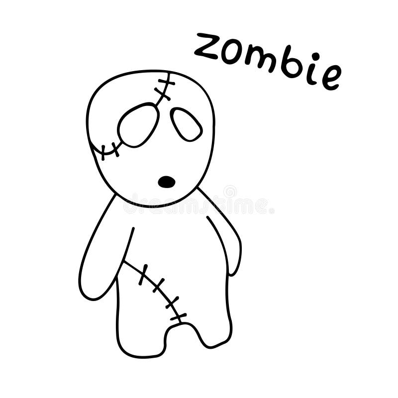 Zombie coloring stock illustrations â zombie coloring stock illustrations vectors clipart