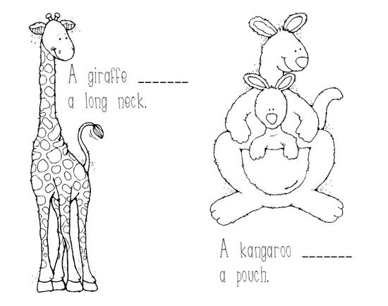 Zoo animal amp sight word emergent reader â