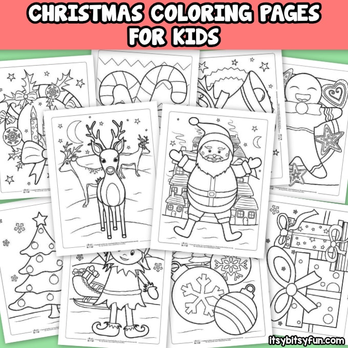 Free christmas coloring pages