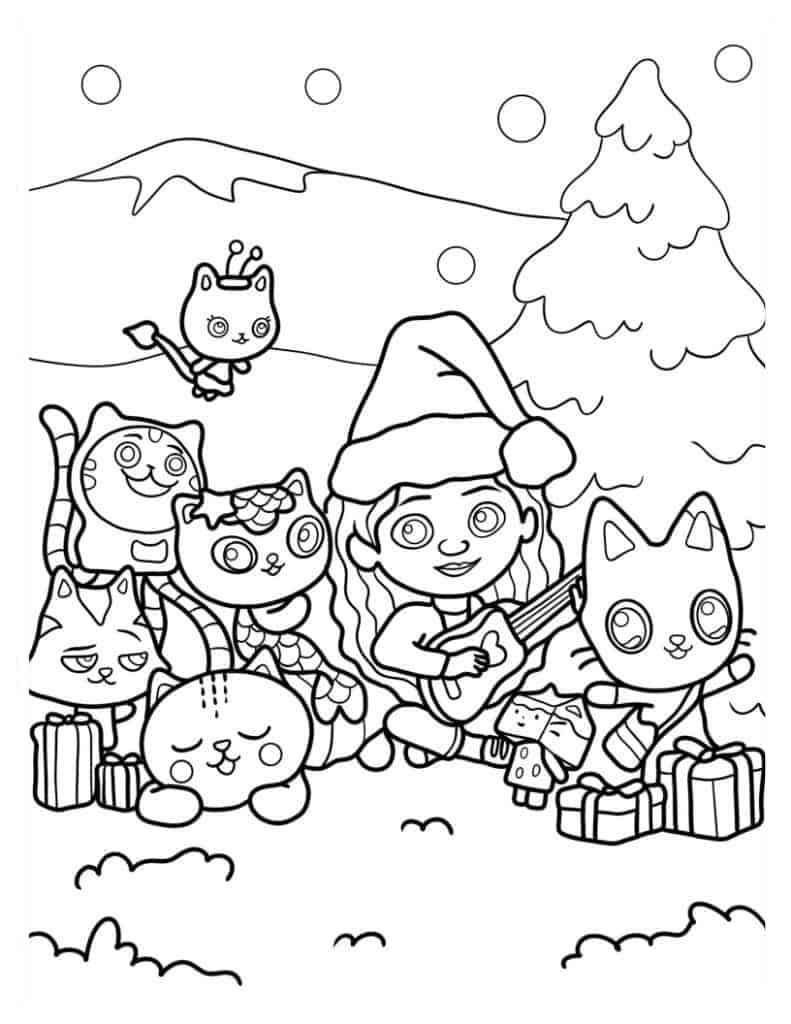 Gabbys dollhouse coloring pages by coloringpageswk on