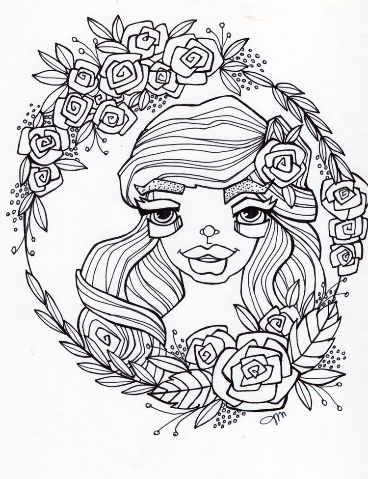 Tryittuesday jenny manno coloring pages â art trek