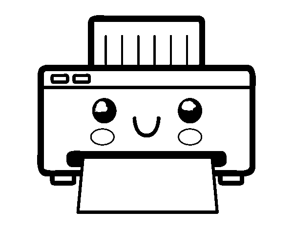 A printer coloring page