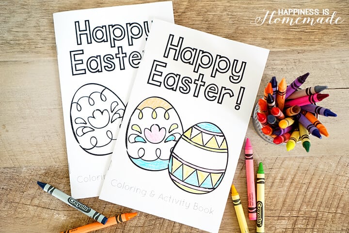 Printable easter coloring book