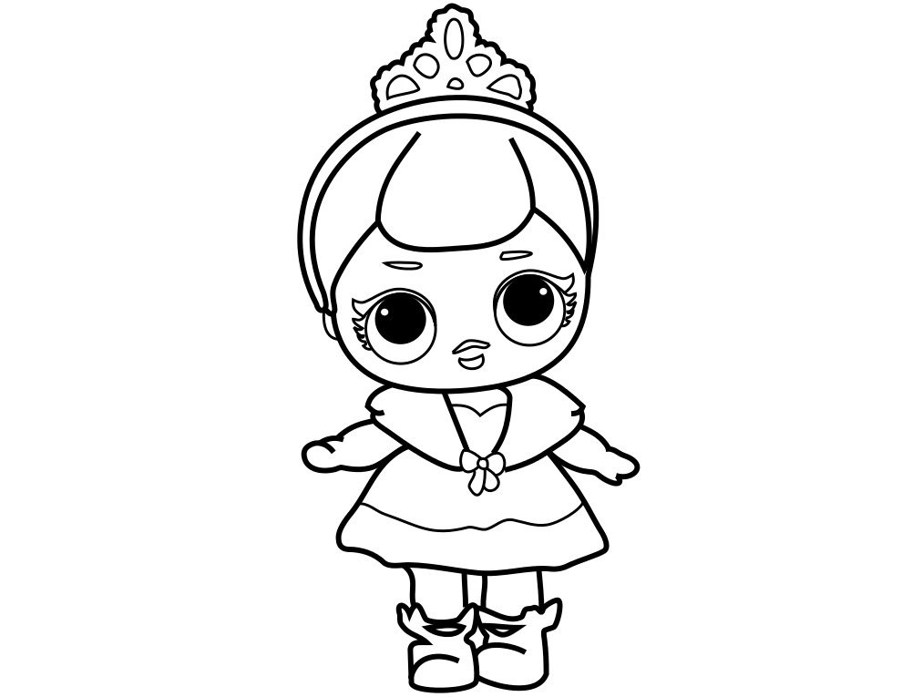 Lol dolls coloring pages