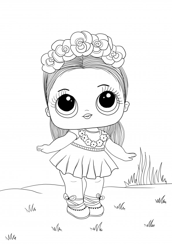 Free lol surprise doll coloring pages