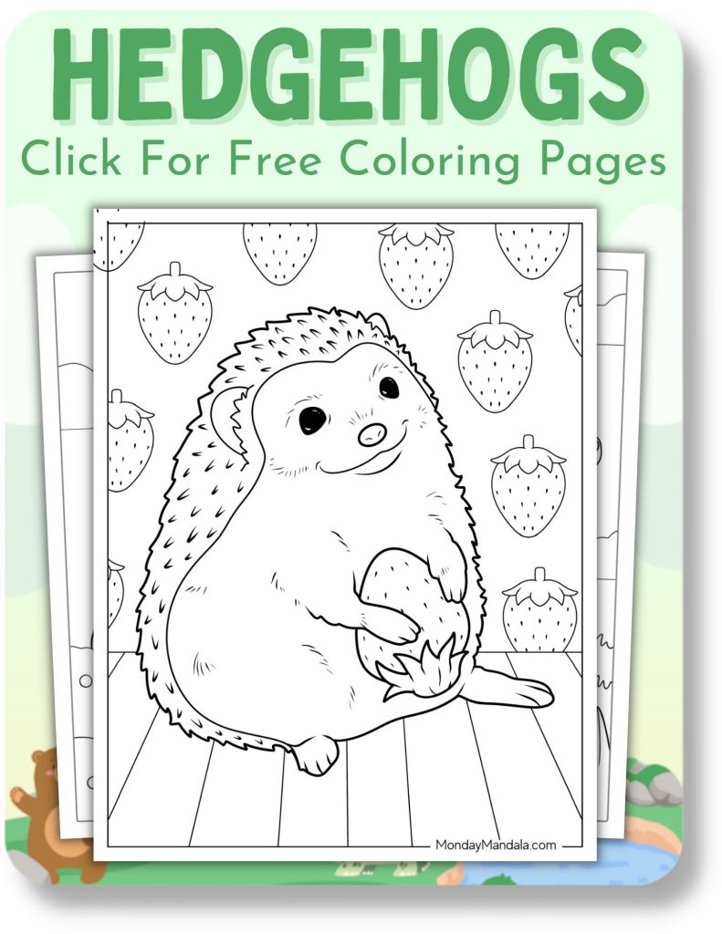 Animal coloring pages free pdf printables