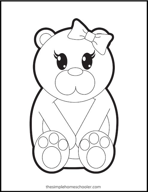 Cute animal coloring pages printable and free