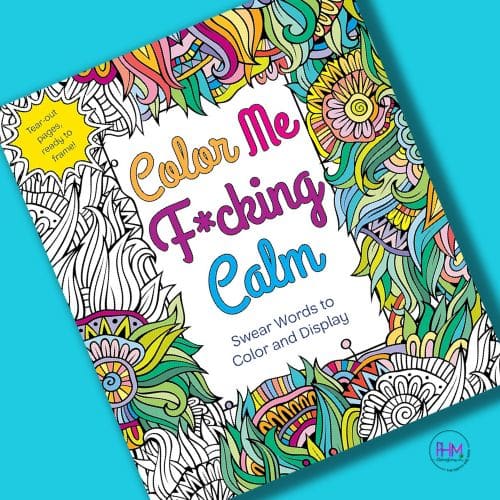 Color me fcking calm swear word coloring book the pretty