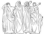 Dibujo de los profetas jonãs y oseas para colorear dibujos para colorear imprimir gratis