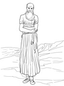 Dibujo de los profetas jonãs y oseas para colorear dibujos para colorear imprimir gratis