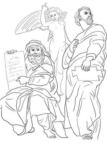 Dibujos de profetas menores para colorear